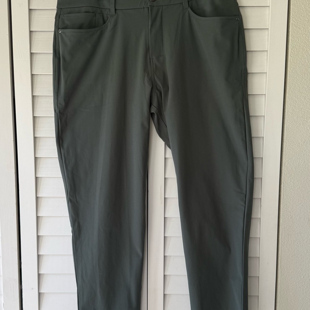 lululemon Men's Dark Green Chinos
